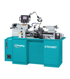 CT618DT - Clausing 11” Swing Over Bed, 18” Between Centers, Toolroom Lathe, 9.05” Swing Over Carriage