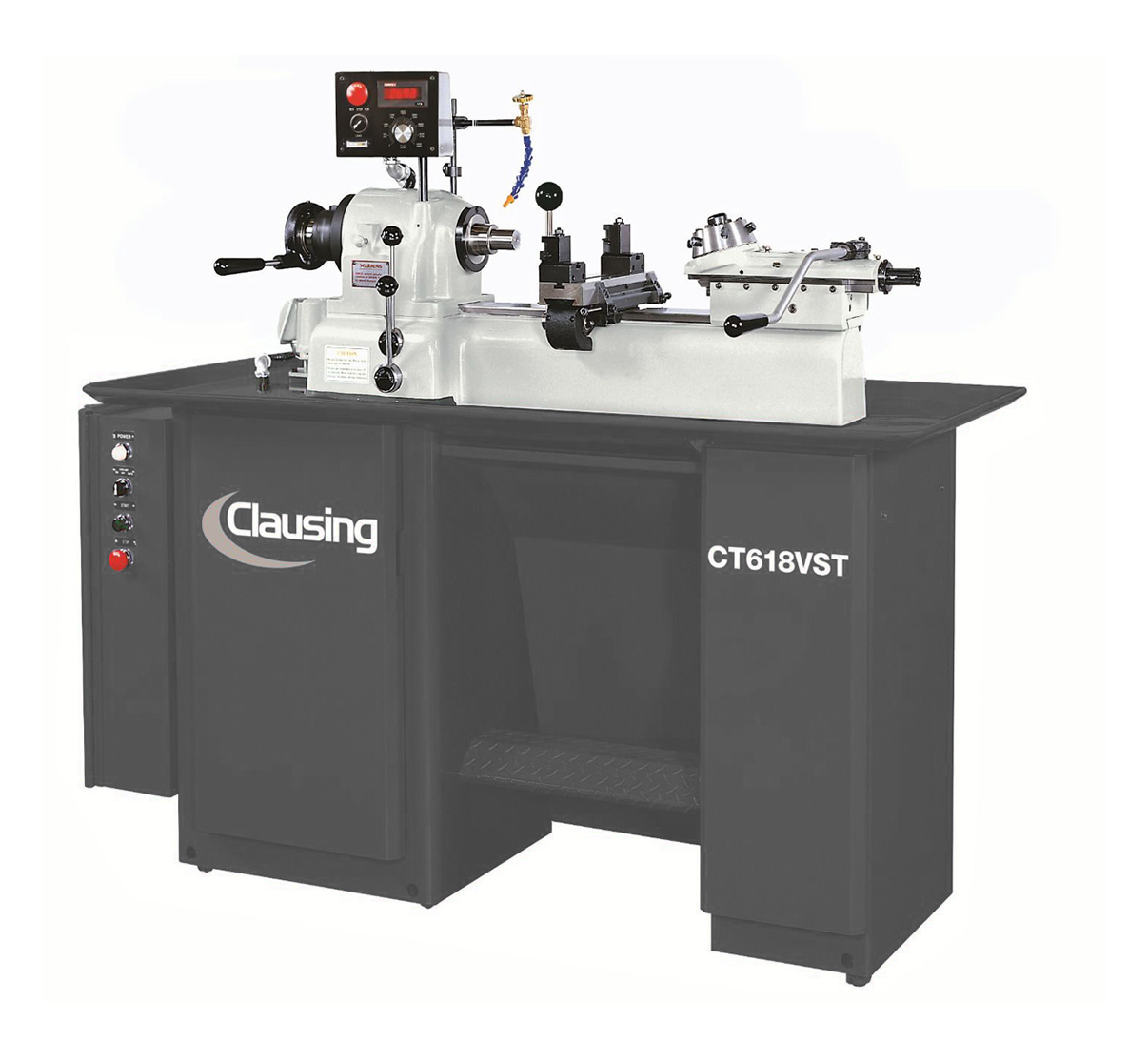 CT618VST - Clausing 9” Swing Over Bed, Toolroom Second Operation Lathe ...